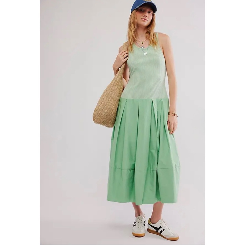 Free People Drops Of Venus Midi Dress in Meadow Sz XS BNWT - Picture 7 of 16